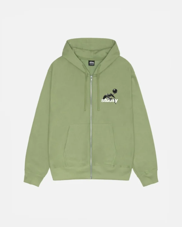 APOCALYPSE ZIP MOSS HOODIE