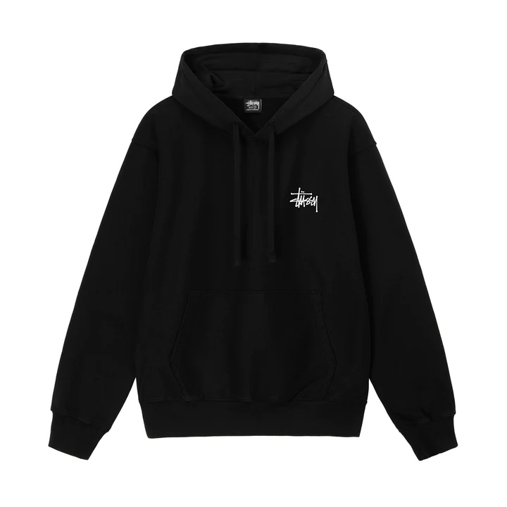 Basic Stüssy Black Hoodie