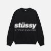 Stussy Blur Crew Black