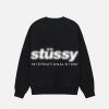 Stussy Blur Crew Black