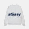 Stussy Blur Grey Crew