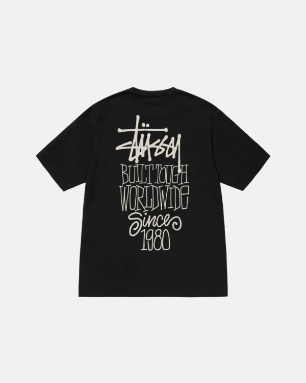 Built Tough Black Tee Pigment Dyed