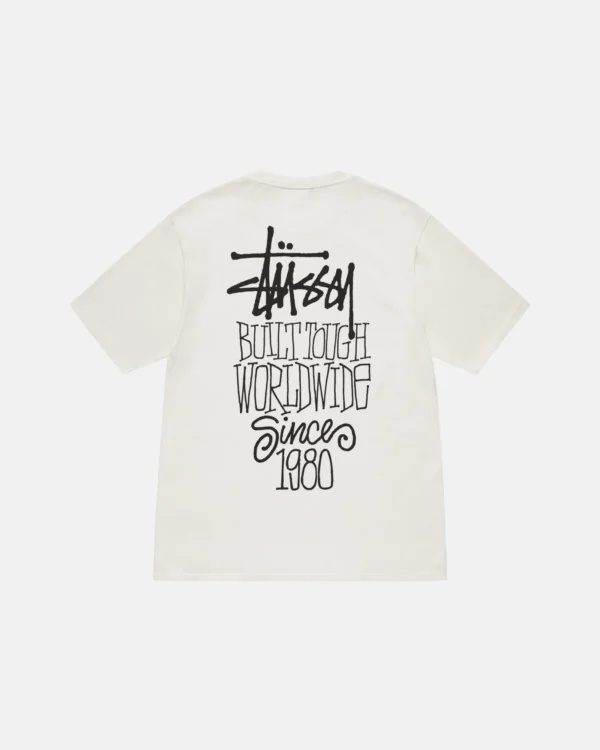 Built Tough White Tee Pigment Dyed