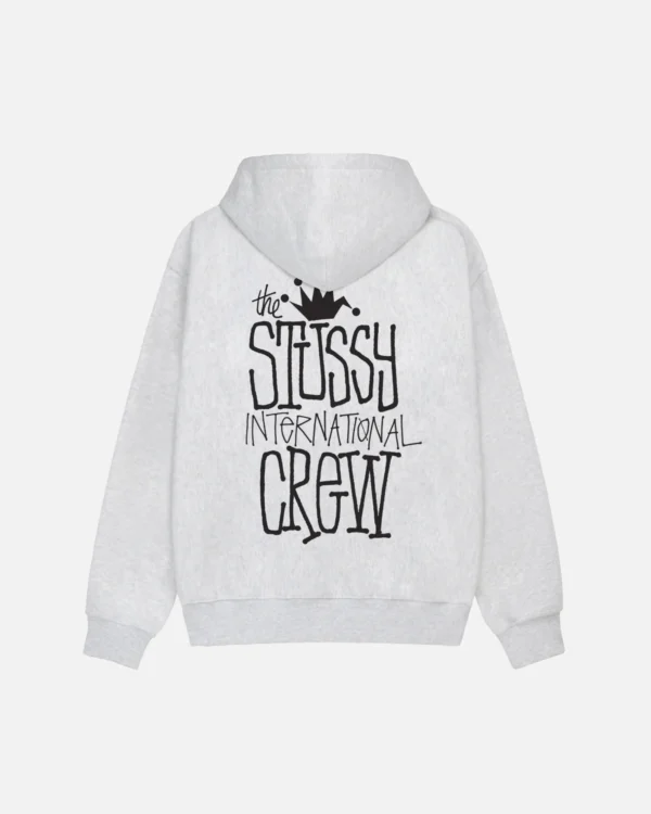 CROWN INTERNATIONAL GREY HOODIE