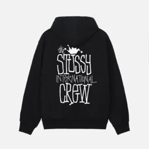 CROWN INTERNATIONAL BLACK HOODIE