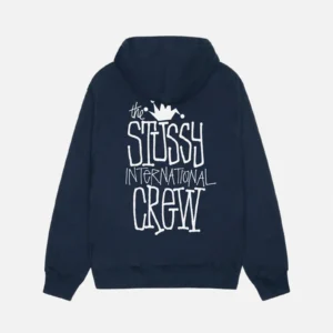 CROWN INTERNATIONAL NAVY HOODIE