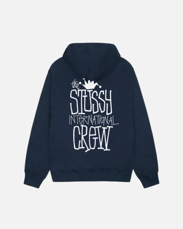 CROWN INTERNATIONAL NAVY HOODIE