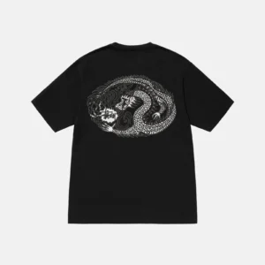 MOSAIC DRAGON TEE PIGMENT DYED