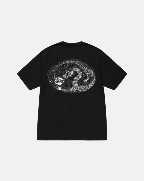 MOSAIC DRAGON TEE PIGMENT DYED