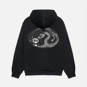 Mosaic Dragon Hoodie Pigment Dyed