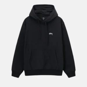 OVERDYED STOCK LOGO BLACK HOODIE