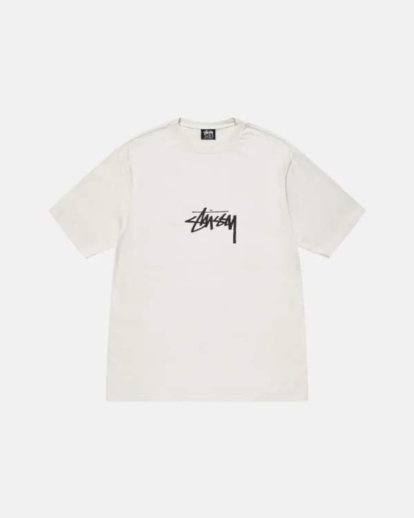 SMALL STOCK TEE PIGMENT WHITE DYED