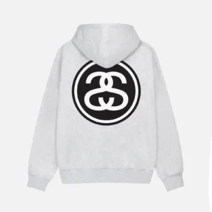 SS-LINK ZIP GREY HOODIE