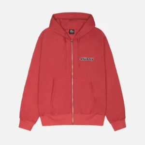 SS-LINK ZIP RED HOODIE