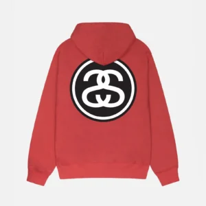 SS-LINK ZIP RED HOODIE