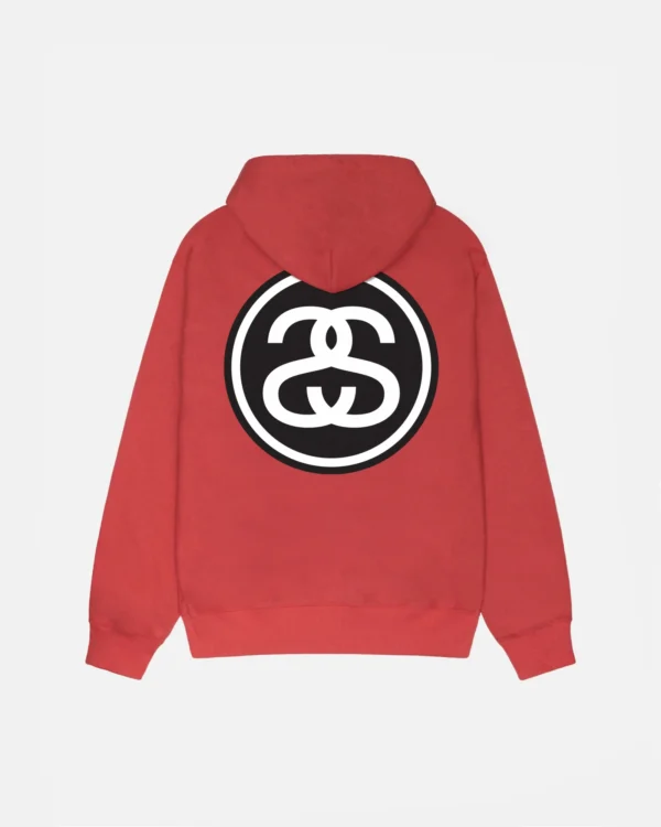 SS-LINK ZIP RED HOODIE