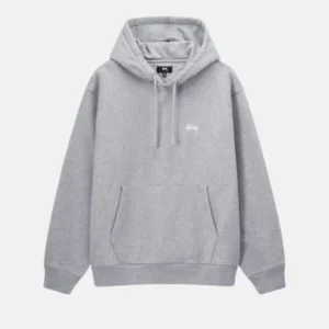 STOCK LOGO GRAY HOODIE