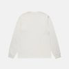 Small Stock Ls White Tee Pigment Dyed