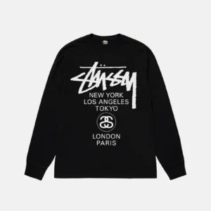 WORLD TOUR LS BLACK TEE