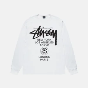 WORLD TOUR LS WHITE TEE