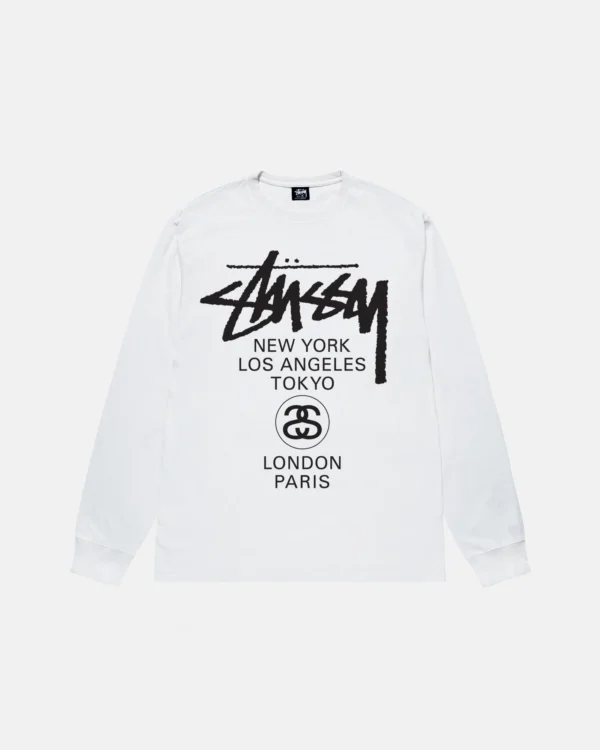 WORLD TOUR LS WHITE TEE