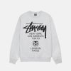 Stussy World Tour Grey Crew