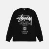 World Tour Ls Black Tee
