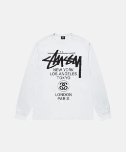 World Tour Ls White Tee