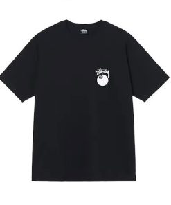 Stussy Billiards Black Tee
