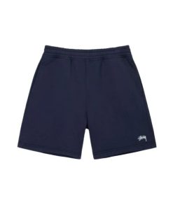 Stussy Overdyed Stock Logo Black Short