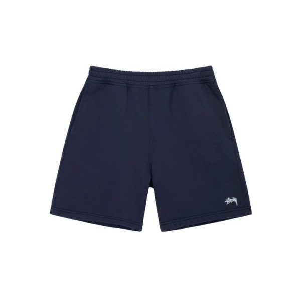 Stussy Overdyed Stock Logo Black Short