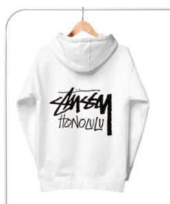 Stussy Honolulu White Hoodie