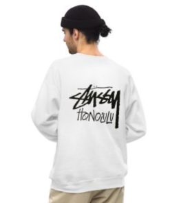 Stussy Honolulu White Sweatshirt