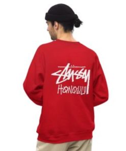 Stussy Honolulu Red Sweatshirt