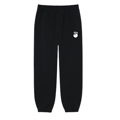 Stussy 8 Ball Logo Black Sweatpant