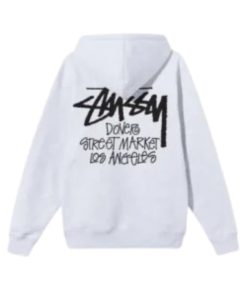 Stussy X DSM Los Angeles White Hoodie