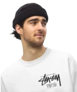 Stussy Paris Crewneck White Sweatshirt