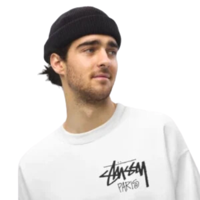 Stussy Paris Crewneck White Sweatshirt