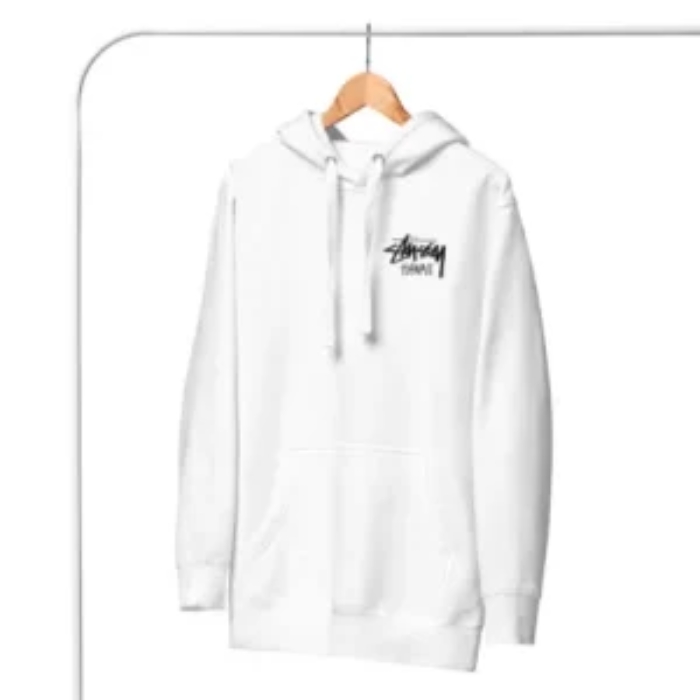 Stussy Hawaii White Hoodie
