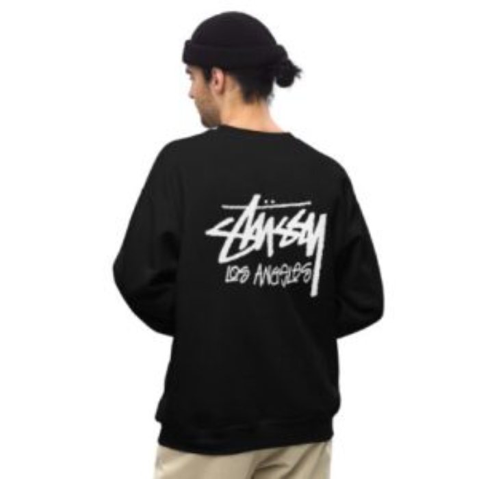 Unisex Stussy Los Angeles Black Shirt