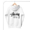 Unisex Stussy Paris White Hoodie