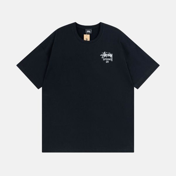 Stussy Bouquet Spring 20 Printing Black T-Shirt