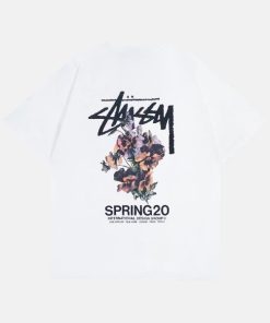 Stussy Bouquet Spring 20 Printing T-Shirt White