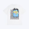 Stussy Camellias Pigment Dyed White T-Shirt