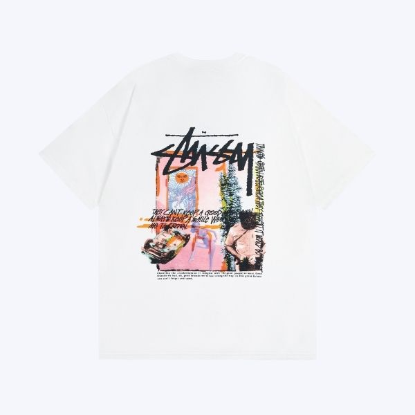Stussy Daydream Pigment White T-Shirt