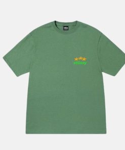 Stussy Designs USA Green Tee