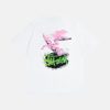 Stussy Fallen Angel Pigment Dyed White T-Shirt